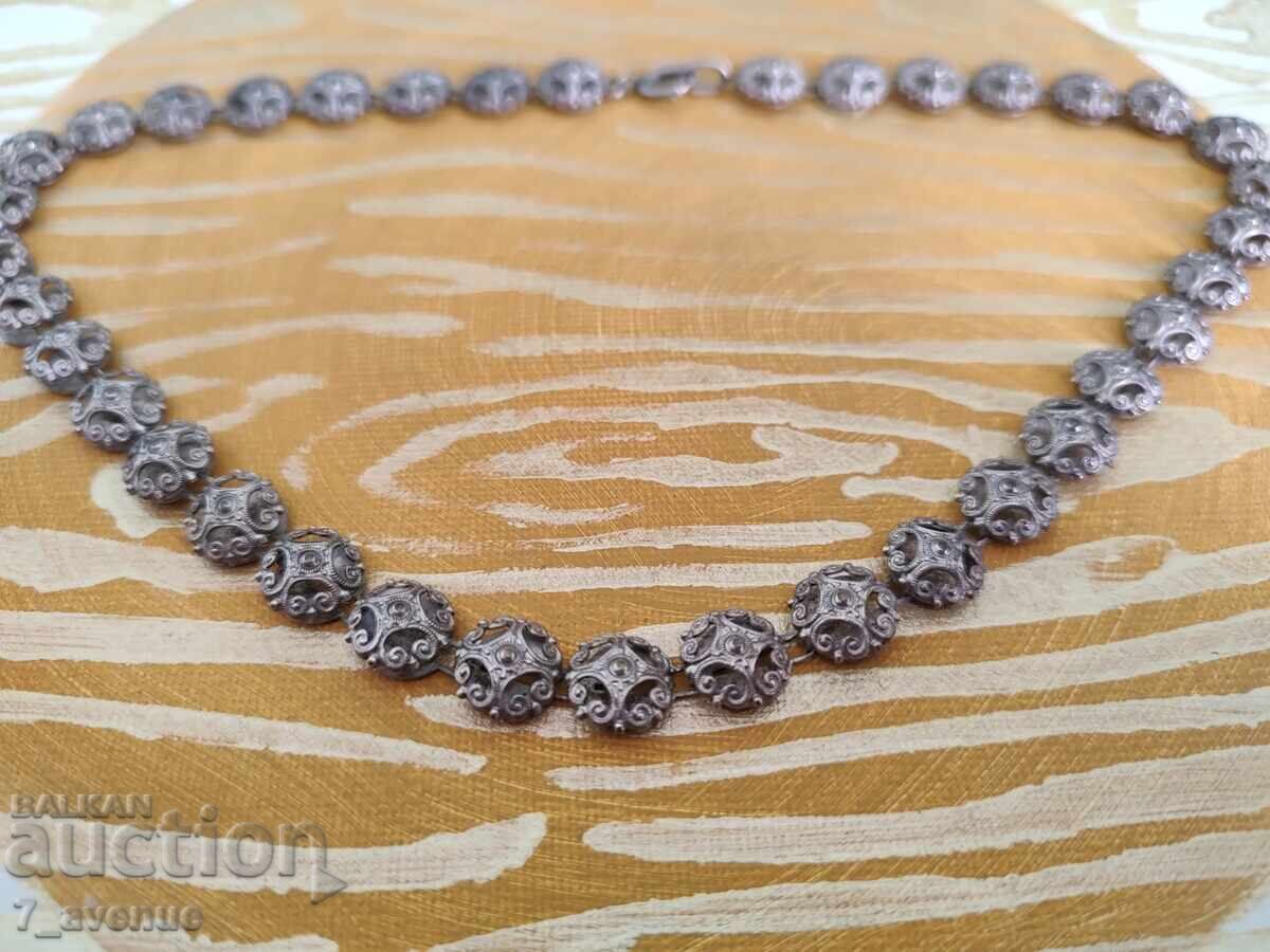 Necklace, choker, jewelry old handmade 04/16/2025