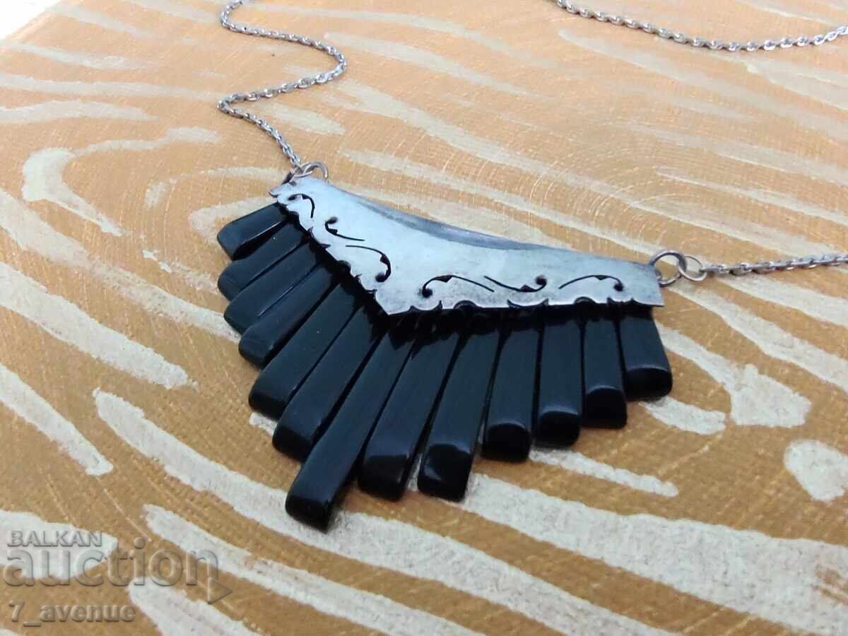 Ασημένιο Κολιέ, χειροποίητο ασήμι και Όνυχας 16.04.2025 - 5 Ασημένιο Κολιέ, χειροποίητο ασήμι και Όνυχας 16.04.2025 - 5