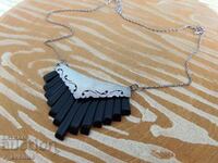 Colier Argint, lucrat manual argint și Onix 16.04.2025