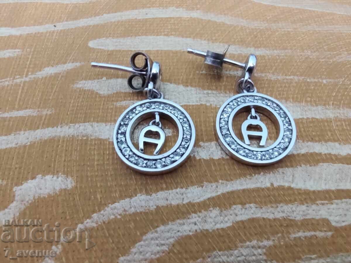 Auction  Earrings jewelry silver, very beautiful and elegant 16.04.2025