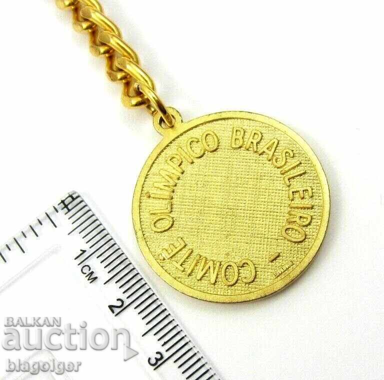 Delivery of Brazil Olympic Committee Keyring Montreal 1978 Olymp