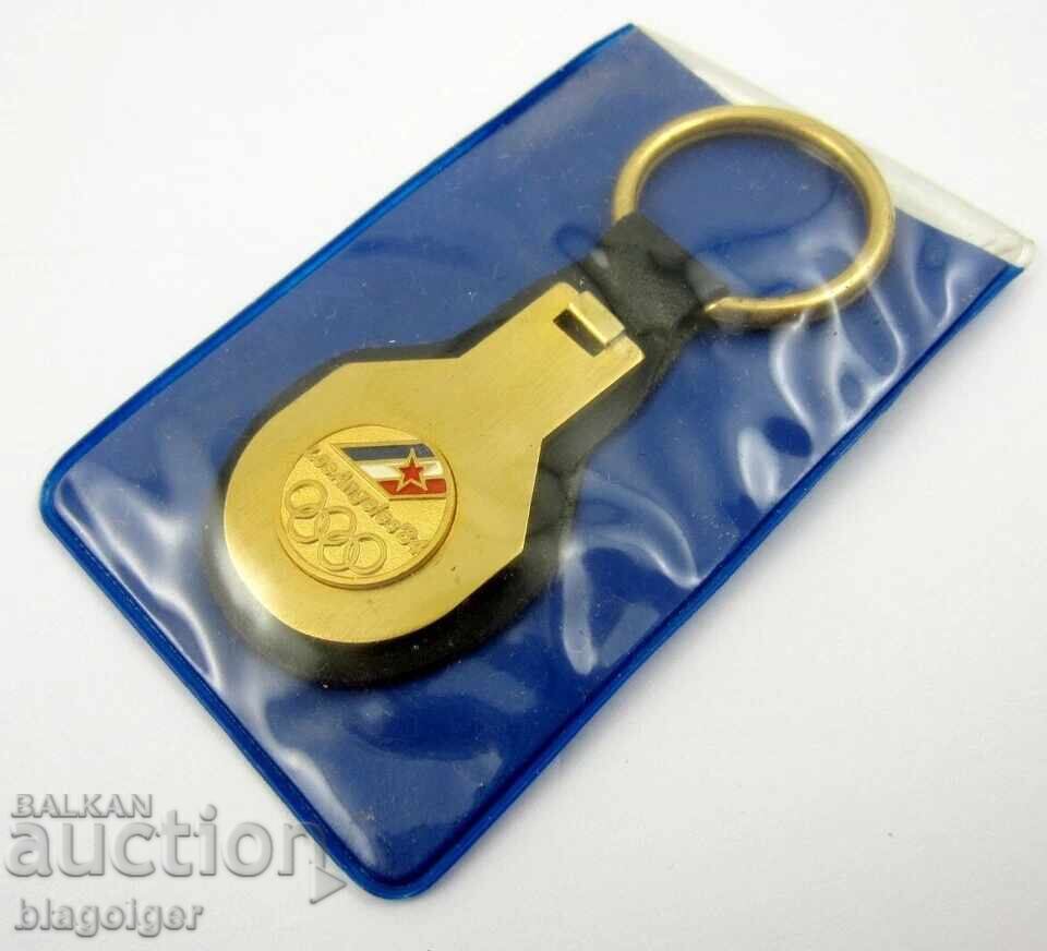 Yugoslavia - Olympic Committee - Keyring - Bertoni - LA 1984 with price 19.99 BGN | € 10.22