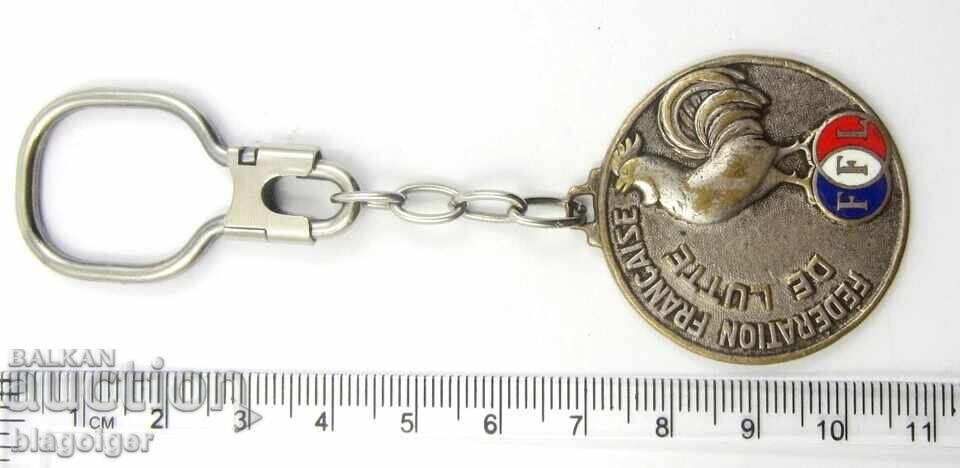 Аукцион Френска  федерация по борба-Ретро Ключодържател-Петли