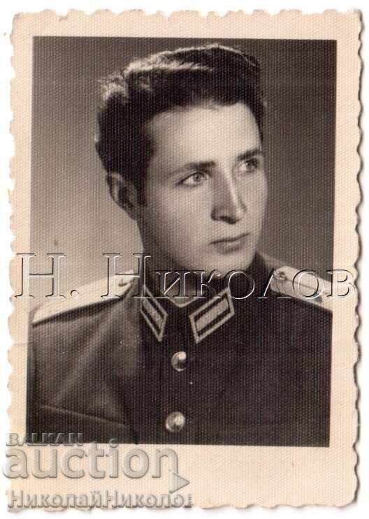 1950 FOTOGRAFIE VECHE DE PAȘAPORT SAMOKOV SOLDAT OFIȚER D726