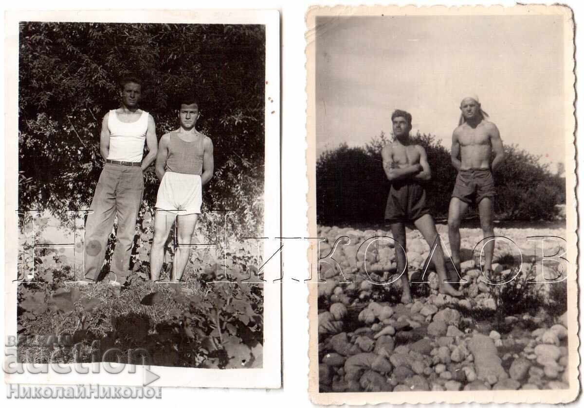 2х МАЛКИ СТАРИ СНИМКИ МЛАДИ МЪЖЕ КРАЙ РЕКАТА Д730 2х МАЛКИ СТАРИ СНИМКИ МЛАДИ МЪЖЕ КРАЙ РЕКАТА Д730