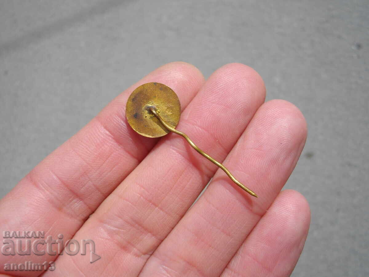 СТАРА ЗНАЧКА ЦСКА ЧЗ ЧЕРВЕНО ЗНАМЕ БРОНЗ ЕМАЙЛ - 5 СТАРА ЗНАЧКА ЦСКА ЧЗ ЧЕРВЕНО ЗНАМЕ БРОНЗ ЕМАЙЛ - 5