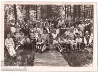 1936 Old Photo Sofia, Knyazhevo, Students on a Trip D734