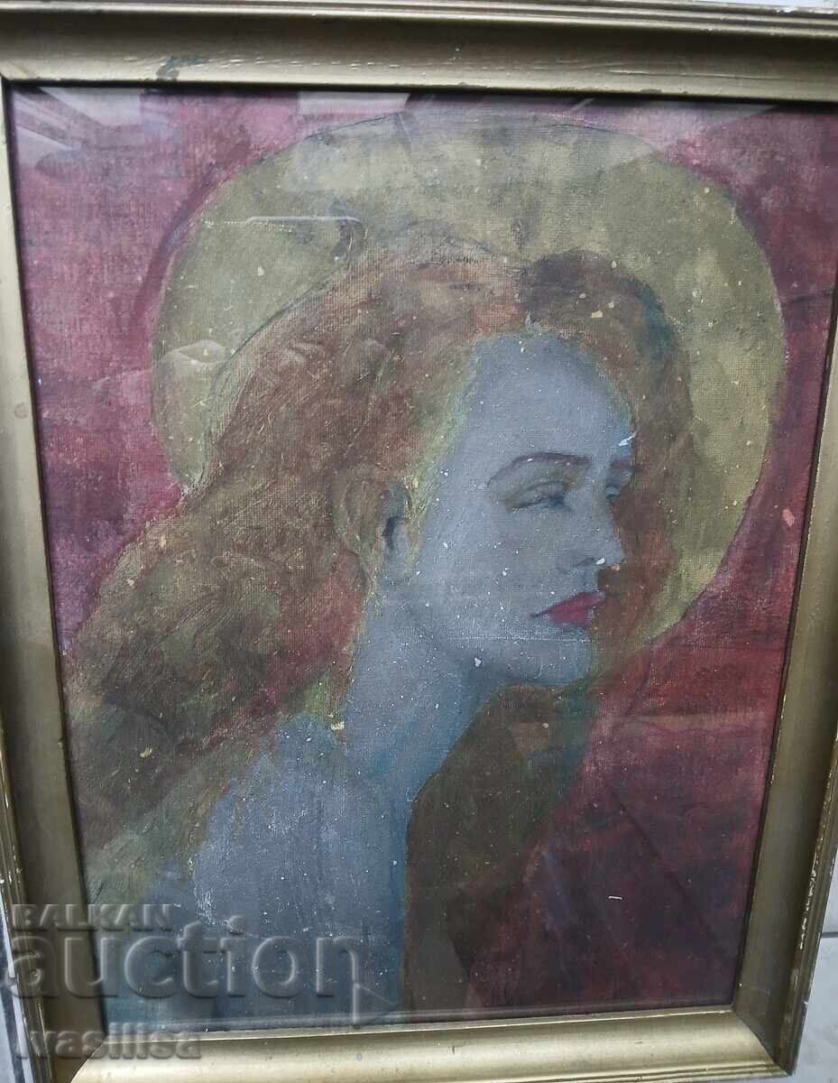 Картина портрет с цена 20.00 лв. | € 10.23