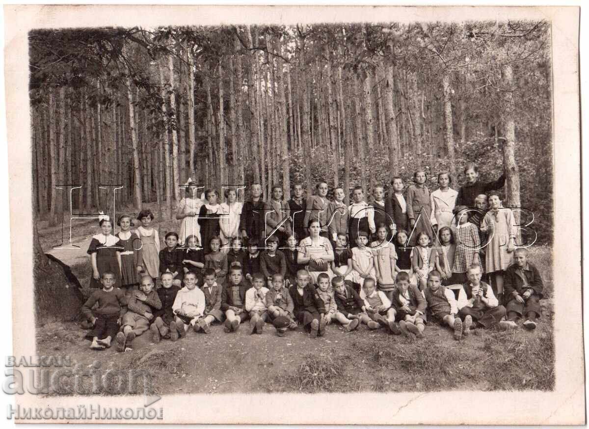 1936 Old Photo Sofia Knyazhevo Students Photo Caucasus D735