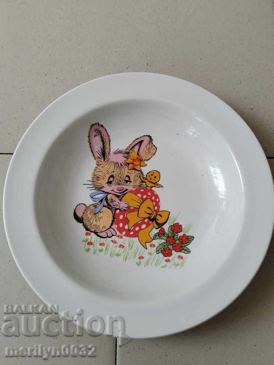 Πορσελάνινη πιατέλα βουλγαρικής πορσελάνης, πασχαλινά αυγά με τιμή 42.00 BGN | € 21.47