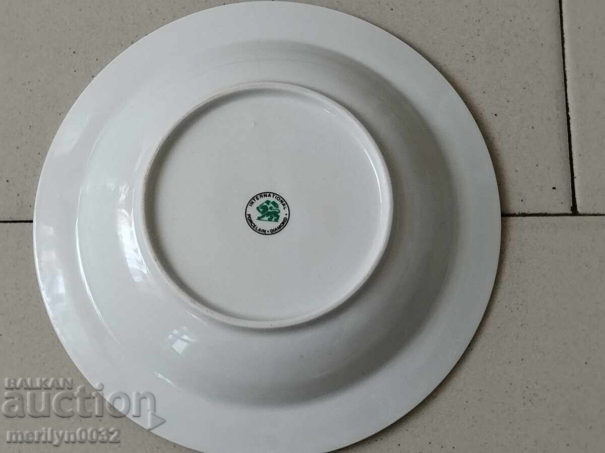 Παράδοση Πορσελάνινη πιατέλα βουλγαρικής πορσελάνης, πασχαλινά αυγά