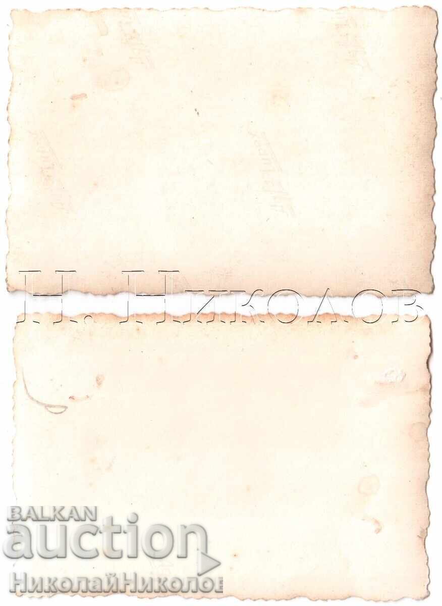 1945 2 SMALL OLD PHOTOS GYMNASIUM STUDENTS D738 with price 3.00 BGN | € 1.53