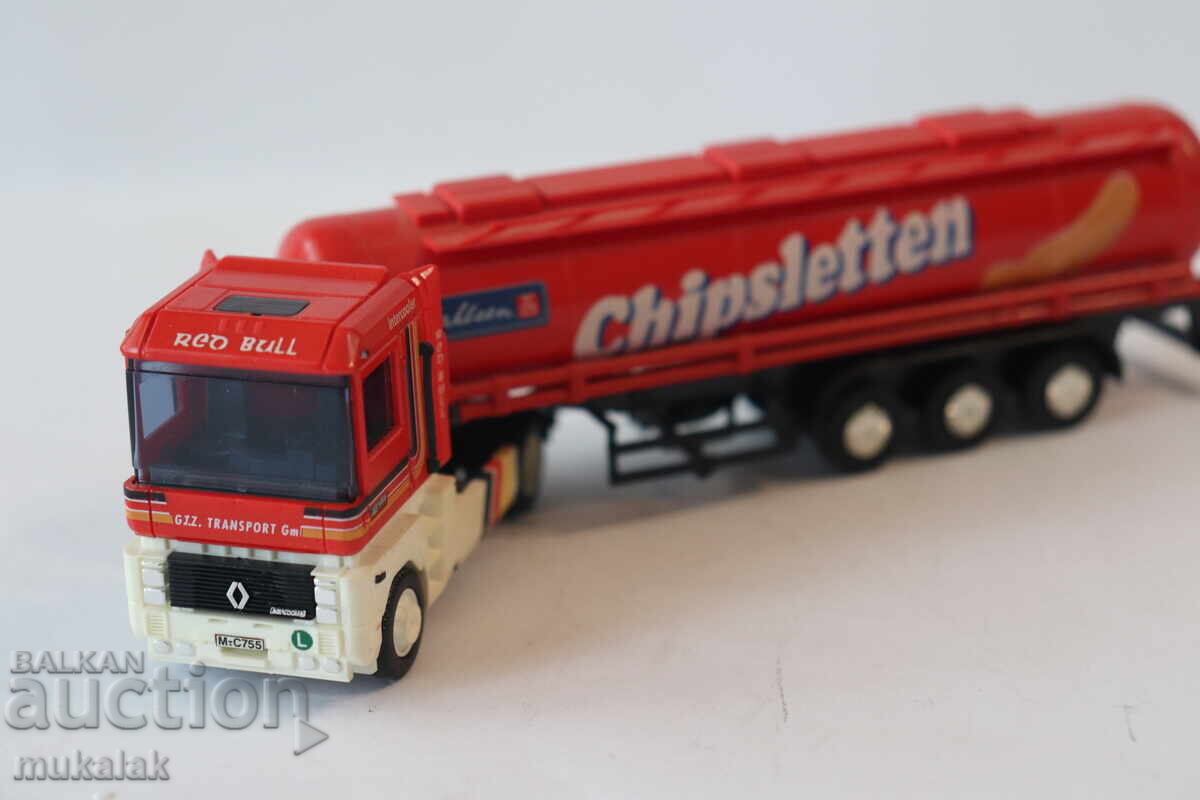 Παράδοση AMW 1:87 H0 RENAULT MAGNUM ΔΕΞΑΜΕΝΗ ΦΟΡΤΗΓΟ TIR ΜΟΝΤΕΛΟ ΤΡΑΚΤΕΡ