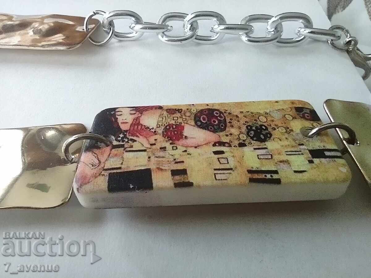 Necklace, motifs by Gustav Klimt, 04/18/2025 - 7 Necklace, motifs by Gustav Klimt, 04/18/2025 - 7