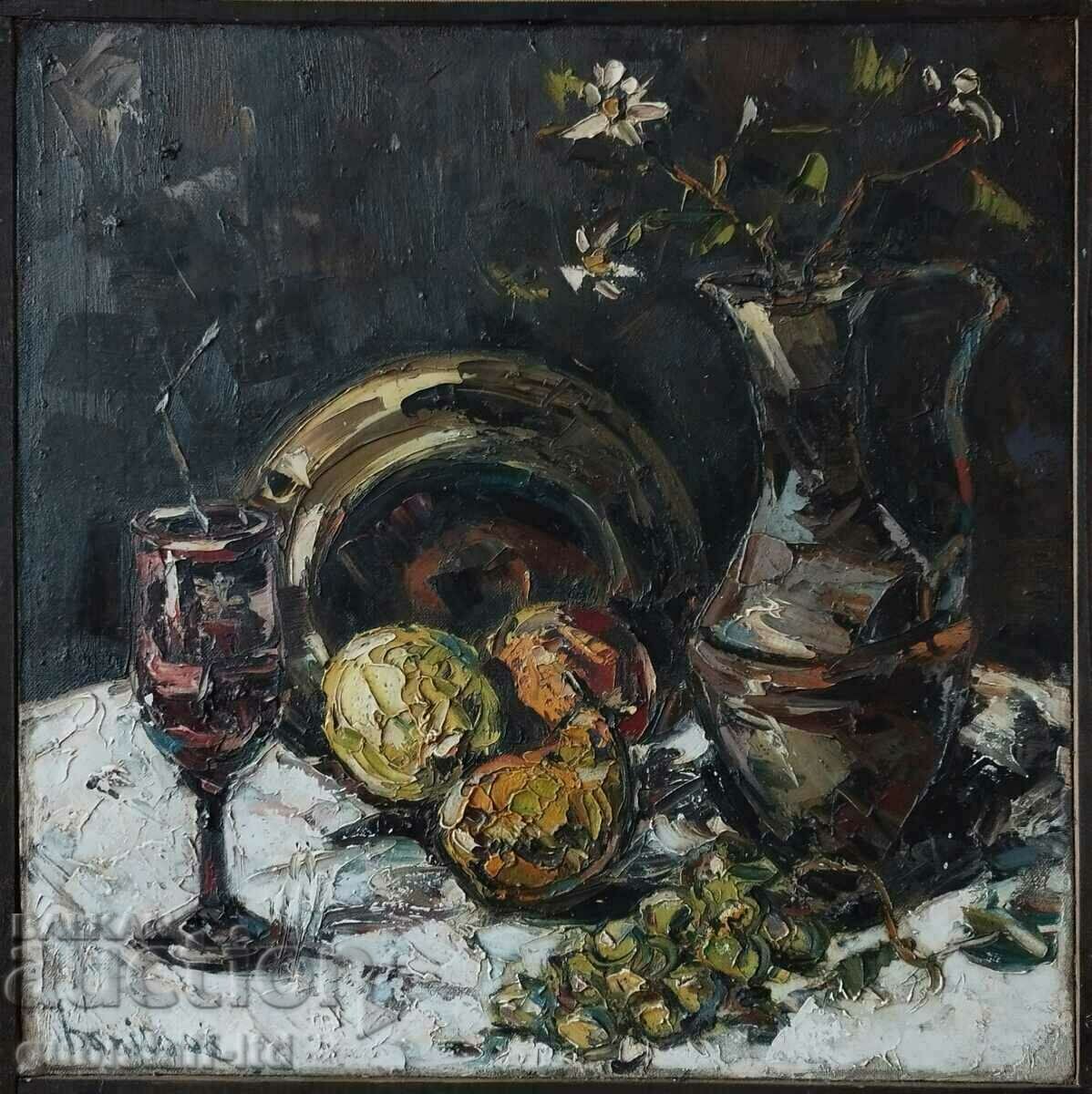 Картина, натюрморт, худ. Данаил Цонев, 2008 г.