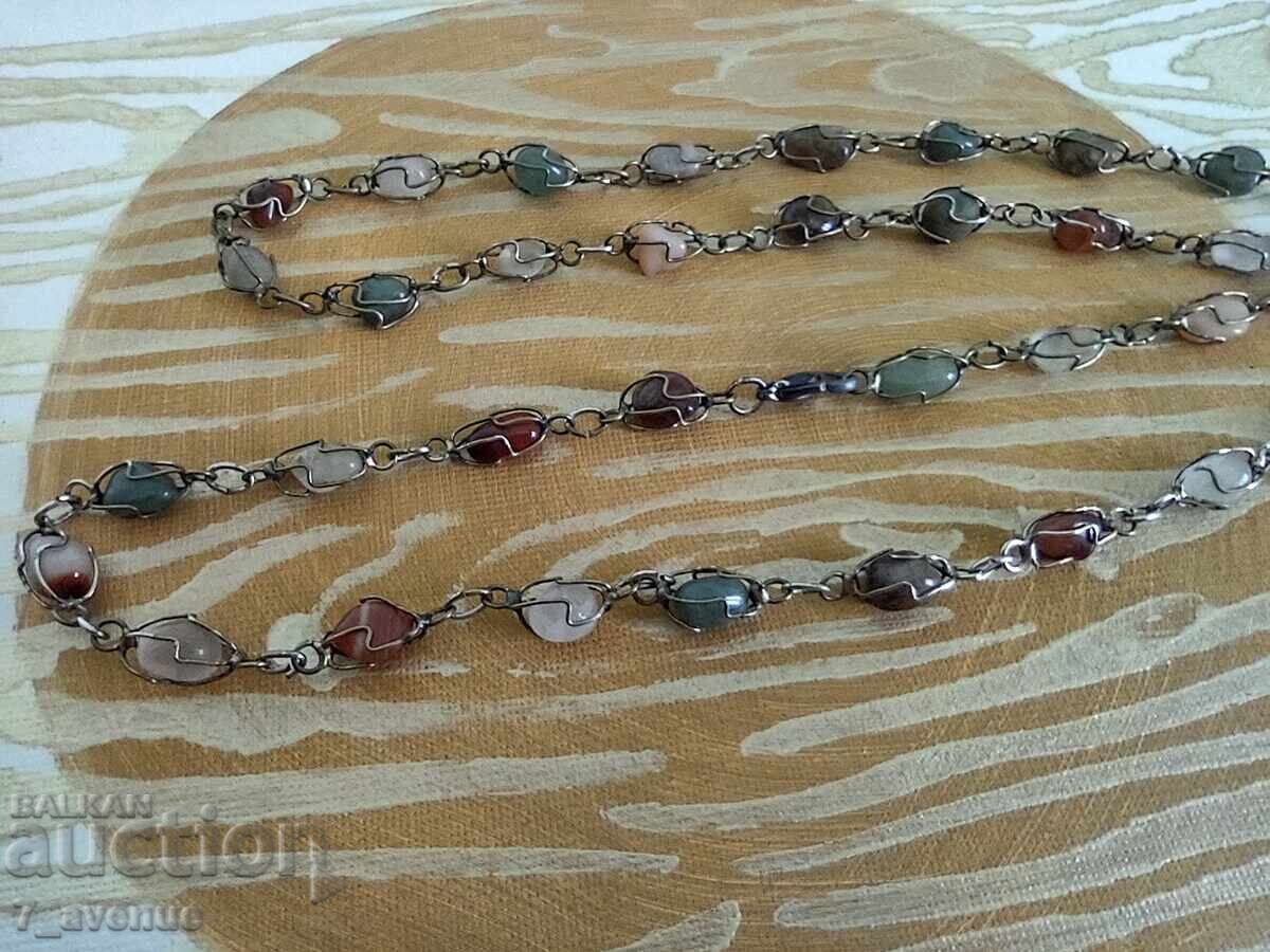 Κολιέ κόσμημα, πολύ μακρύ, φυσικά πετράδια 17.04.2025 - 5