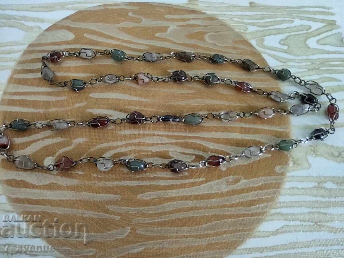 Κολιέ κόσμημα, πολύ μακρύ, φυσικά πετράδια 17.04.2025 - 6