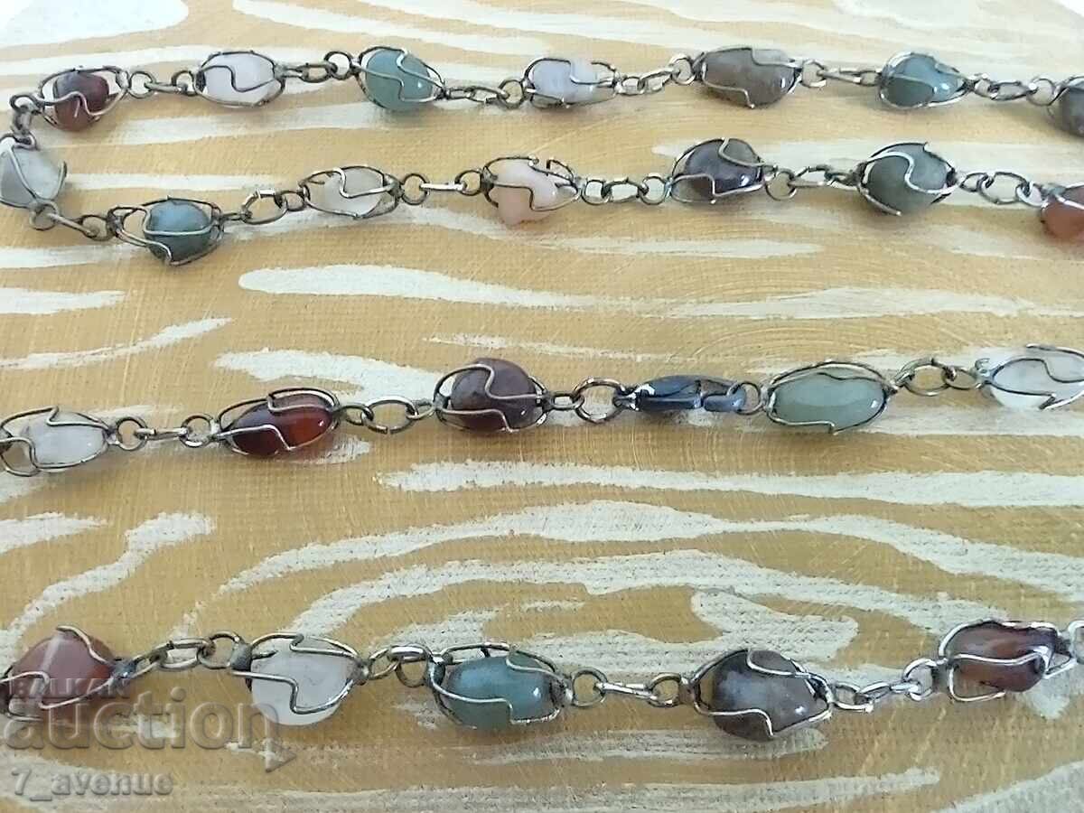 Κολιέ κόσμημα, πολύ μακρύ, φυσικά πετράδια 17.04.2025