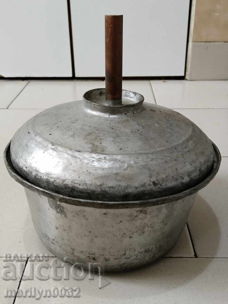 Tinned pot copper household vessel with price 93.00 BGN | € 47.55 Tinned pot copper household vessel with price 93.00 BGN | € 47.55