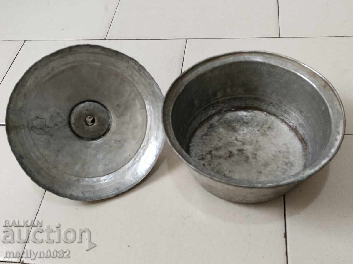 Delivery of Tinned pot copper household vessel Delivery of Tinned pot copper household vessel