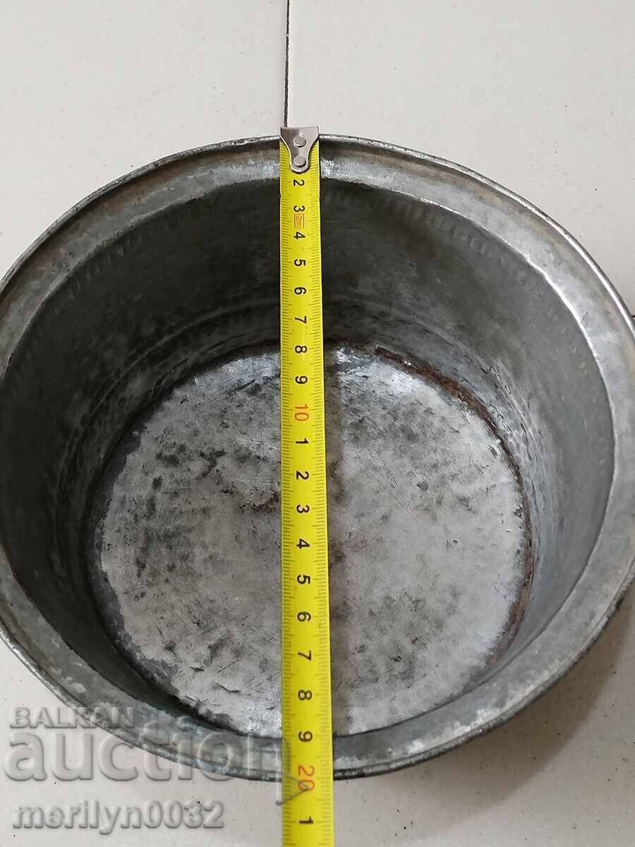 Tinned pot copper household vessel - 5 Tinned pot copper household vessel - 5