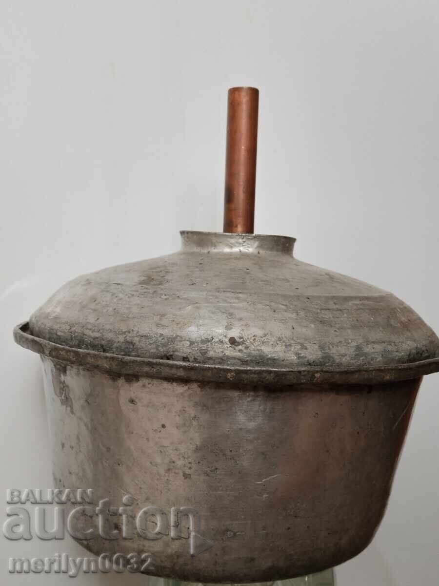 Tinned pot copper household vessel - 7 Tinned pot copper household vessel - 7