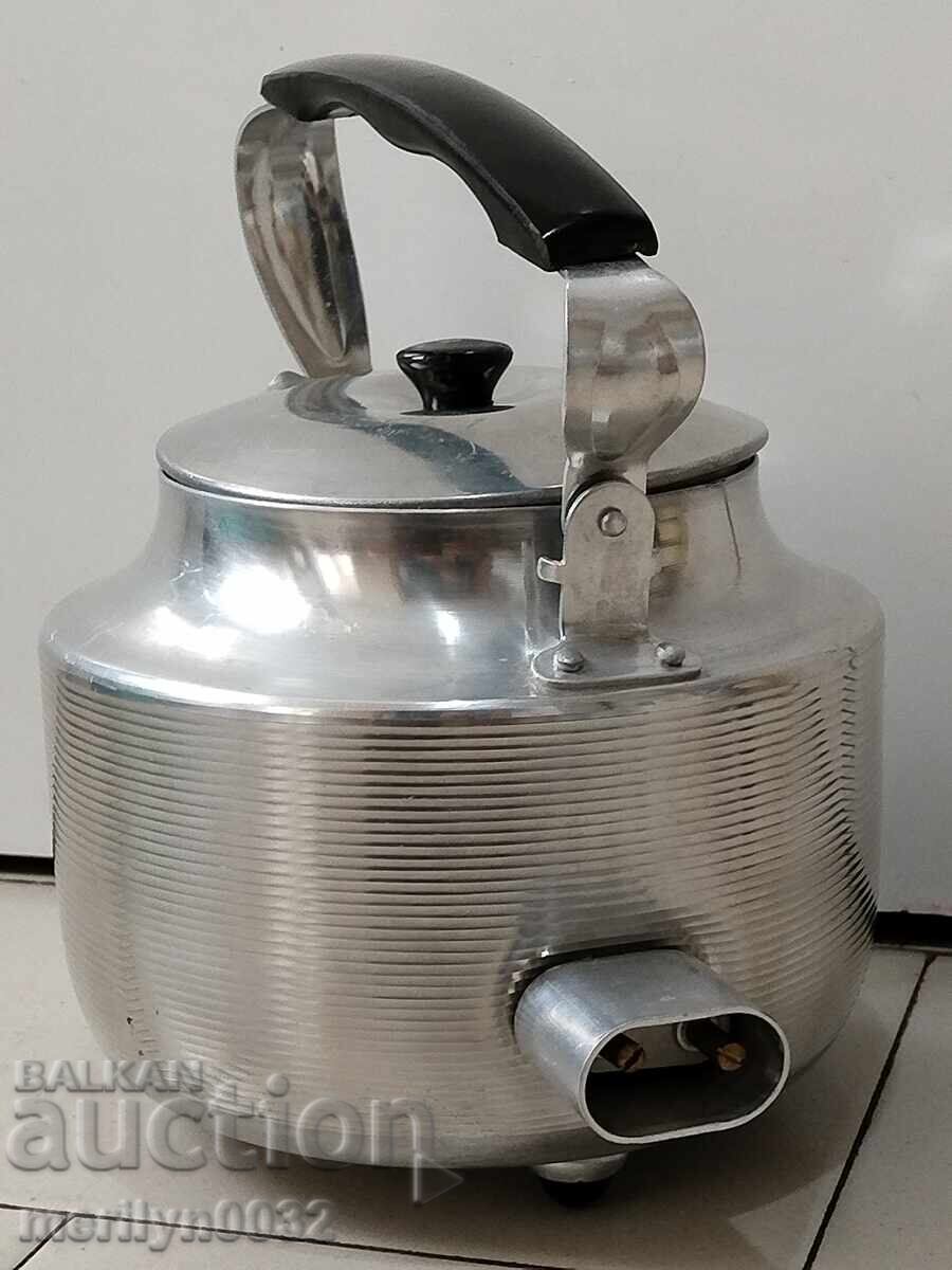 Old electric kettle with bakelite handle USSR 2 liters - 7