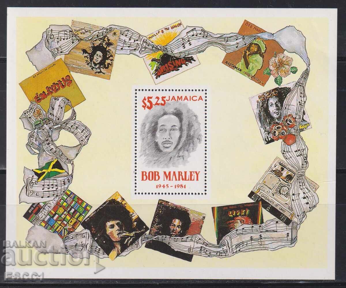 Чист блок Боб Марли Музика 1981 от Ямайка