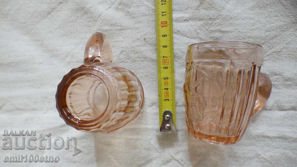 Ποτήρια από χοντρό χρωματιστό γυαλί με εικόνα Ελαφιού - 6