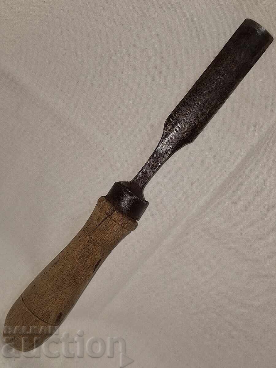 Παλιό μαρκαρισμένο σκαρπέλο εργαλείο - 5