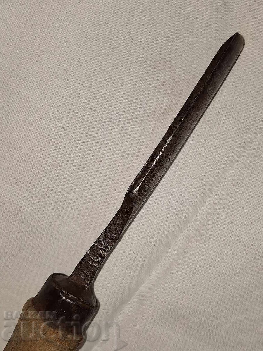 Παλιό μαρκαρισμένο σκαρπέλο εργαλείο - 6