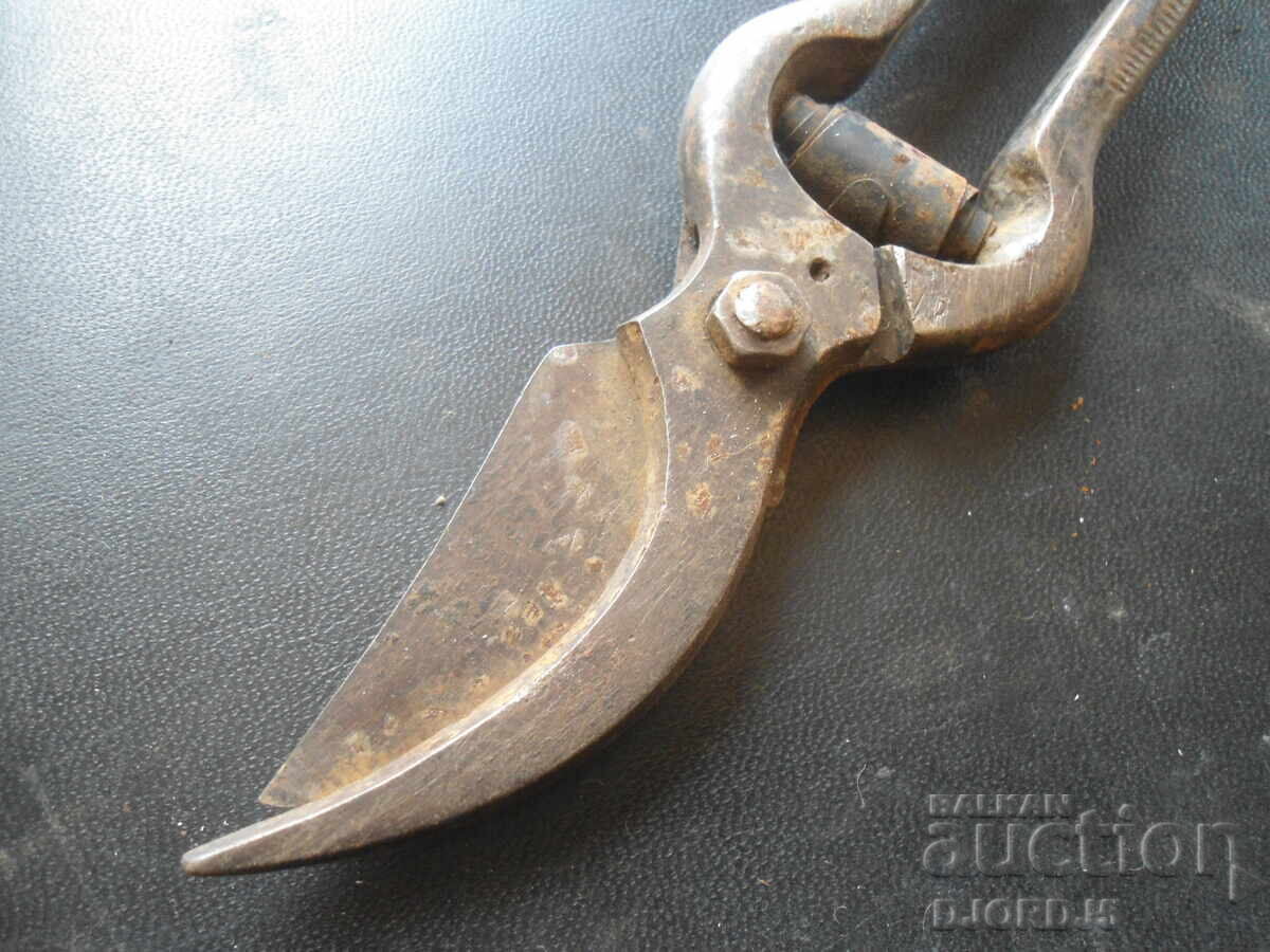 Παλιό γερμανικό κλαδευτήρι αμπελιού, σήμανση, KUNDE - 7