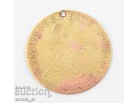 Bijuterie renascentistă, pandantiv din alamă pentru bijuterii, anul 1905