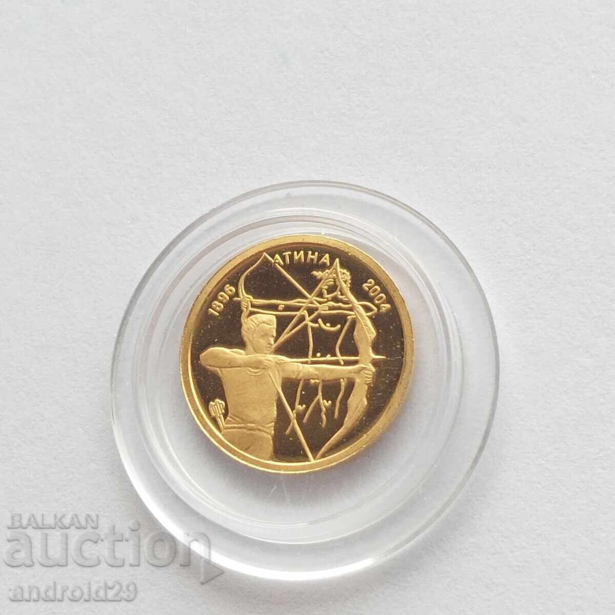 Νόμισμα 5 λέβα 2002 "Τοξοβολία" / Νόμισμα - 6