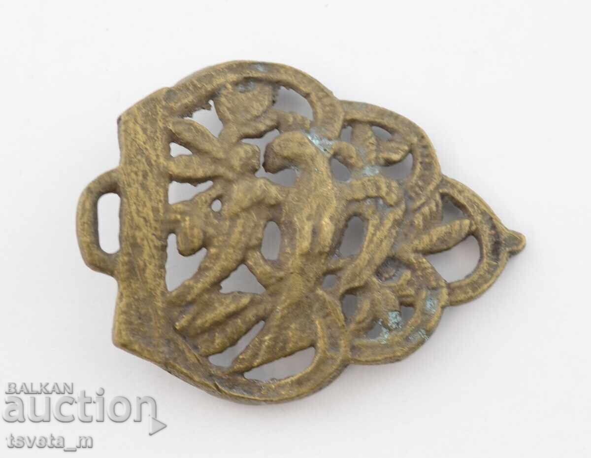 Auction 1/2 half bronze buckle Revival ornament Auction 1/2 half bronze buckle Revival ornament