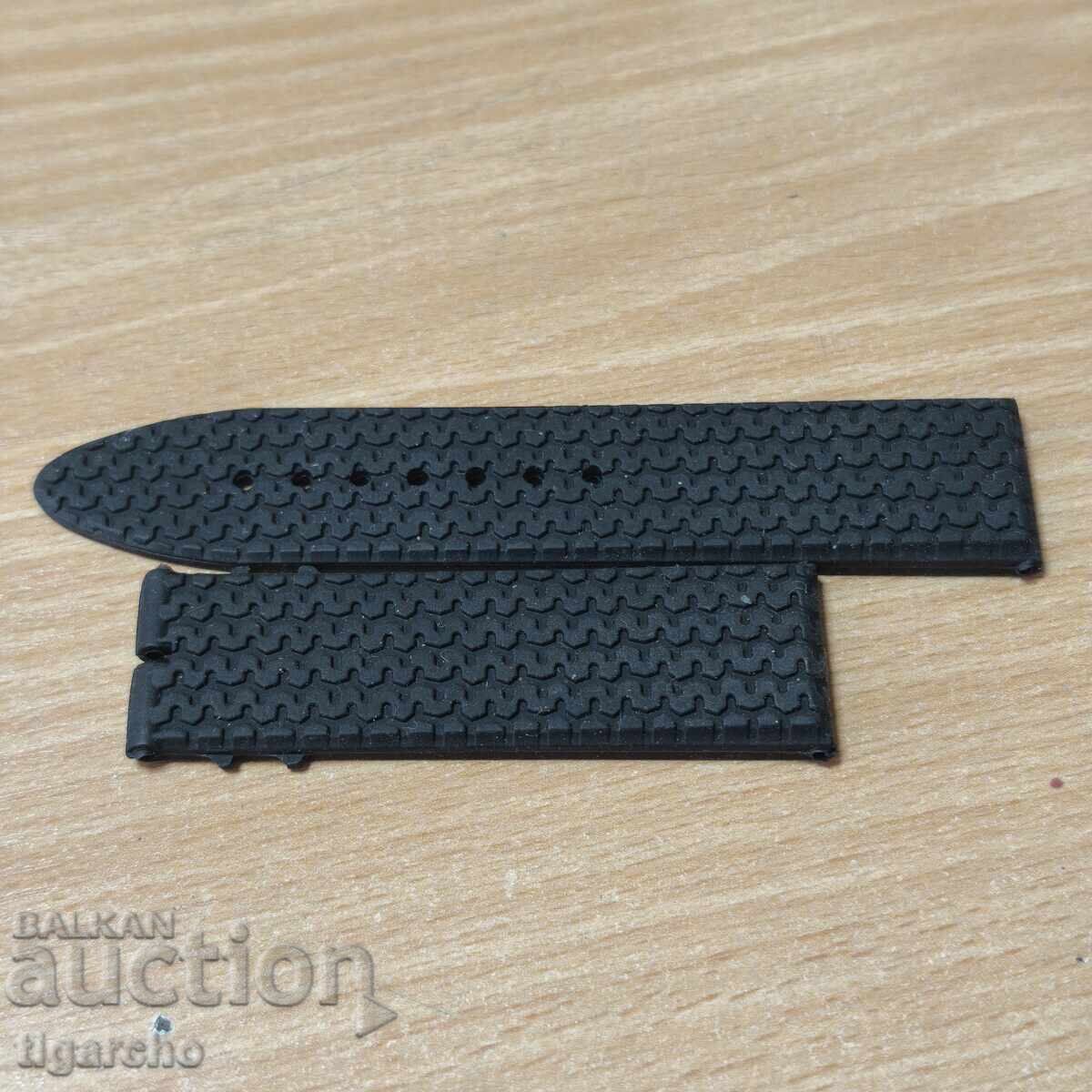 Παράδοση Λουράκι από καουτσούκ για ανδρικό ρολόι