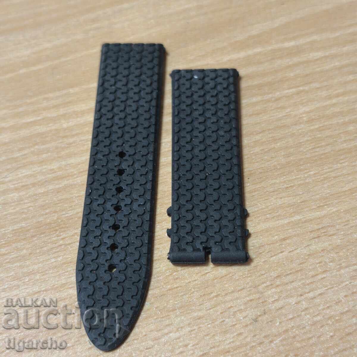 Λουράκι από καουτσούκ για ανδρικό ρολόι