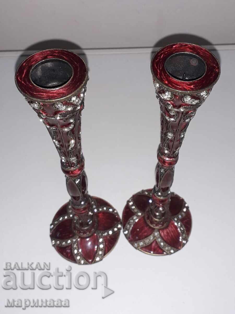 Аукцион СВЕЩНИЦИ. МАСИВЕН ЦАМ. ЕМАЙЛ.ГЕРМАНИЯ