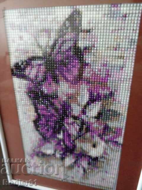 Licitație GOBELIN, puzzle, tablou cu diamante - fluturi Licitație GOBELIN, puzzle, tablou cu diamante - fluturi