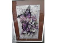 GOBELIN, puzzle, tablou cu diamante - fluturi