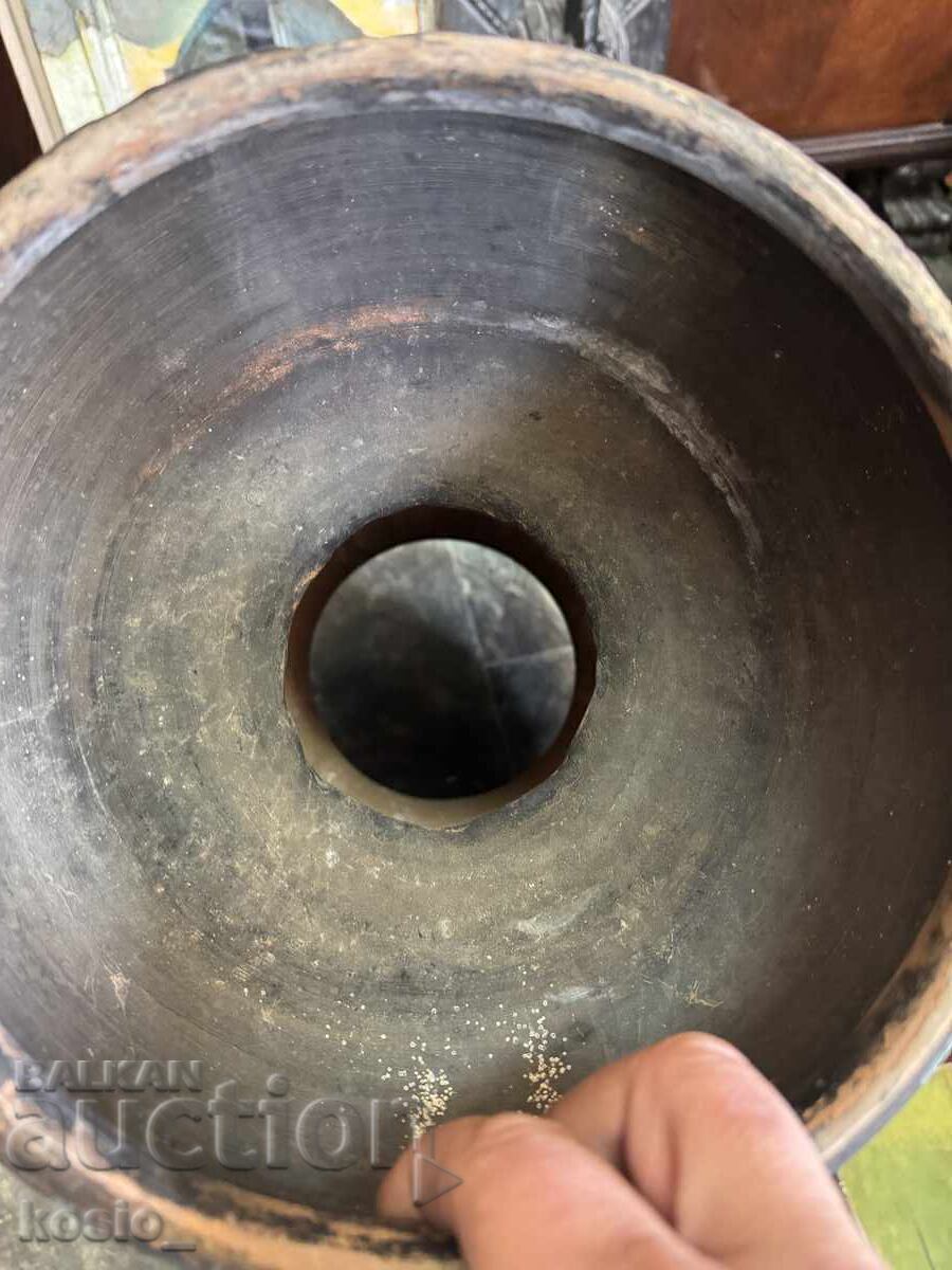 Παλαιό χειροποίητο κεραμικό έργο ζωγραφικής από τον Στέφαν Πέτροφŭ - 5