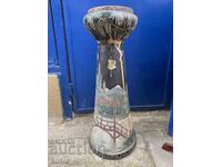 Стара авторска керамика картина от Стефан Петровъ