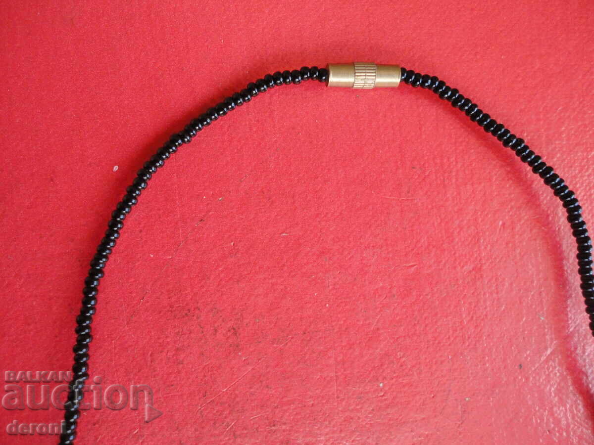 Аукцион Колие гердан от рог и мъниста