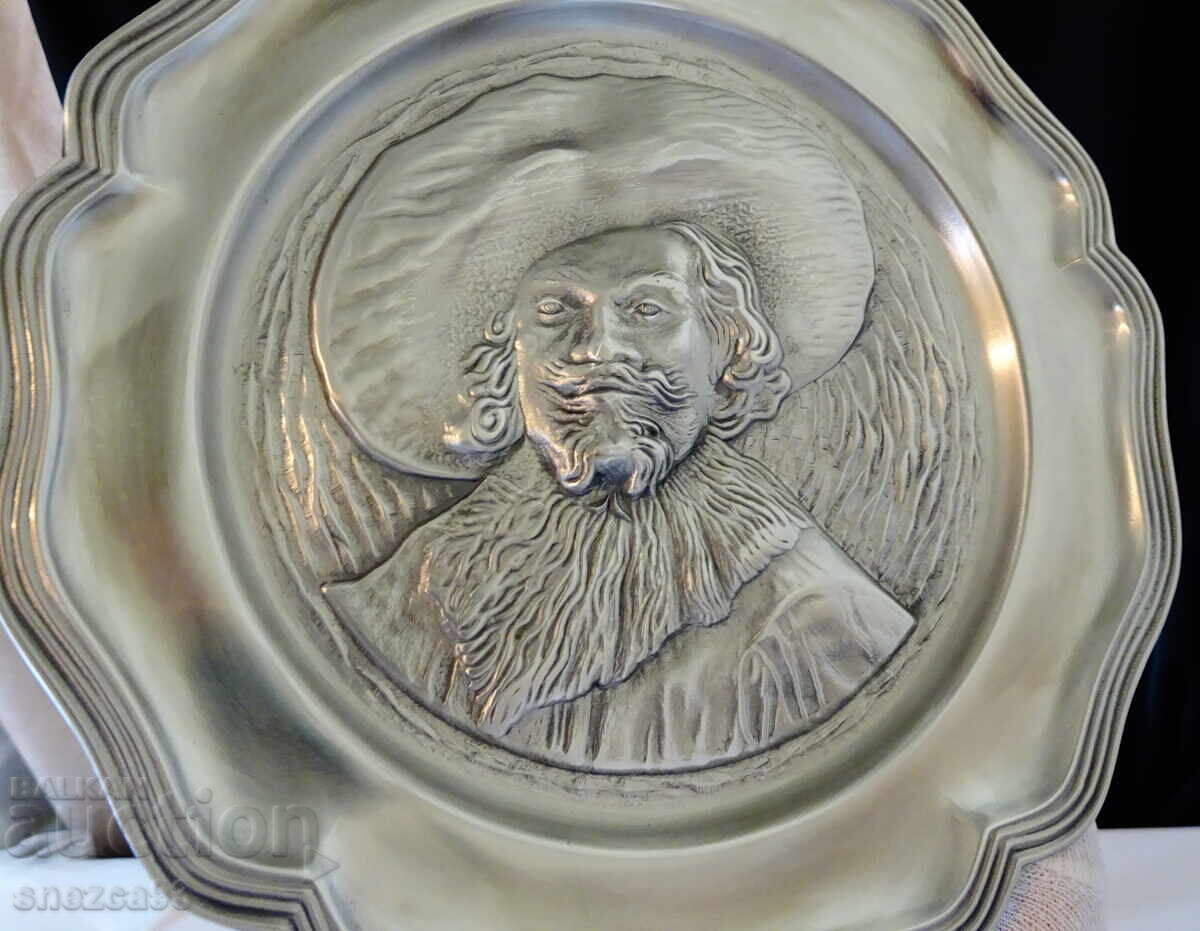 Пано от калай Веселият пияч на Frans Hals. с цена 36.00 лв. | € 18.41