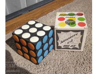 Bulgarian toy magic cube type Rubik from Soca 1982.