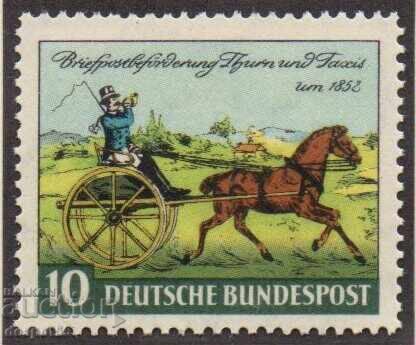 1952. ГФР. 100 год. на  първата марка от Thurn & Taxis.