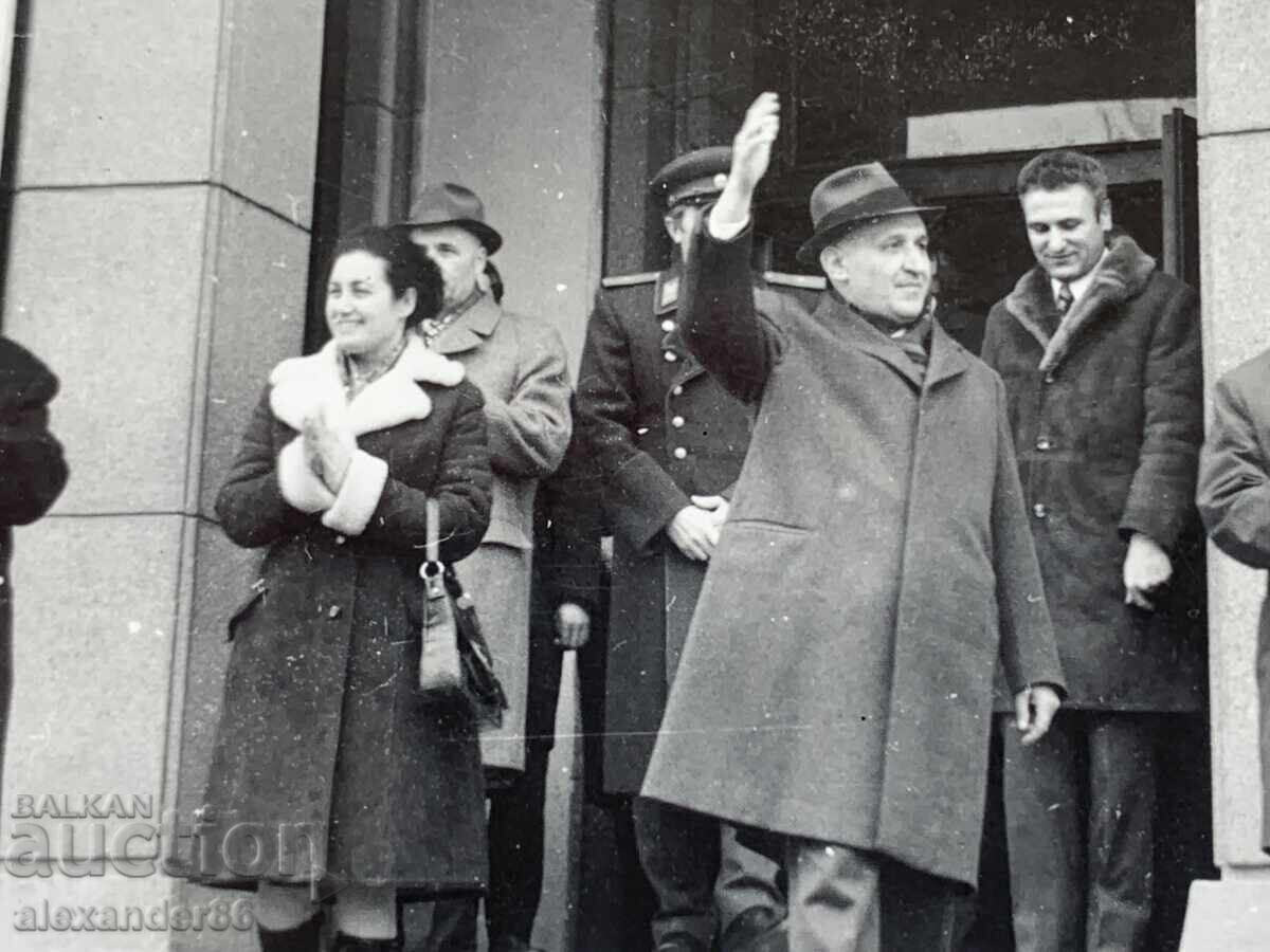 Todor Zhivkov and Drazha Valcheva old photo with price 15.00 BGN | € 7.67