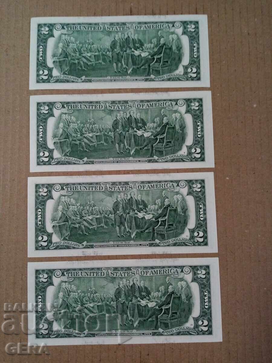 Dollar banknotes with price 49.00 BGN | € 25.05