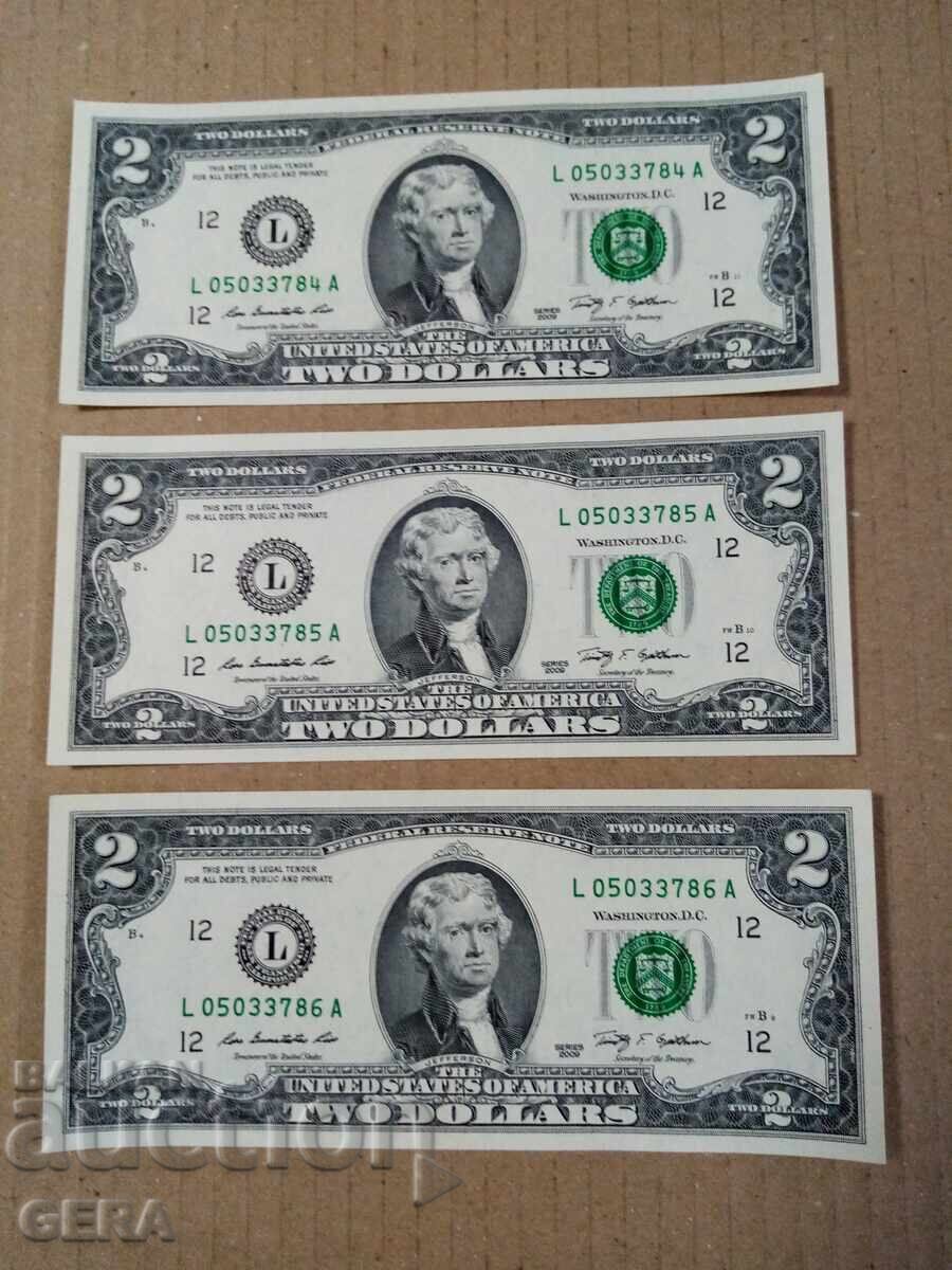 Auction  Dollar banknotes