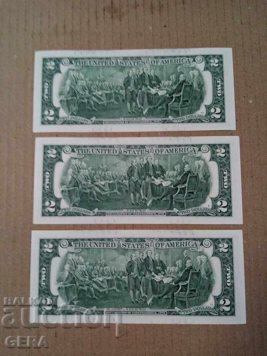 Delivery of Dollar banknotes